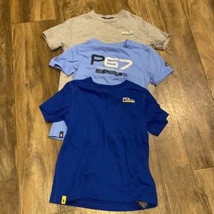 Three Size 5 Polo Performance T-shirts
